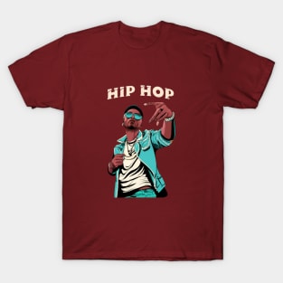 Hip Hop Art Work T-Shirt